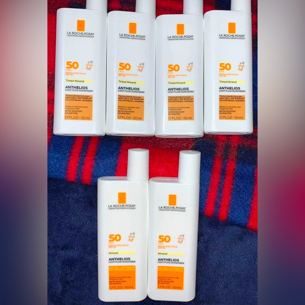 6 BOTTLES LaRoche Posay SPF 50 Facial Sunscreen Lot *ALL BNIB!!*